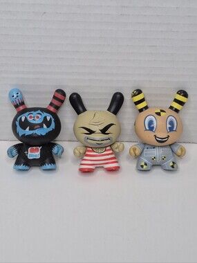 Lot of Three Kidrobot Vintage Dunny Figures
